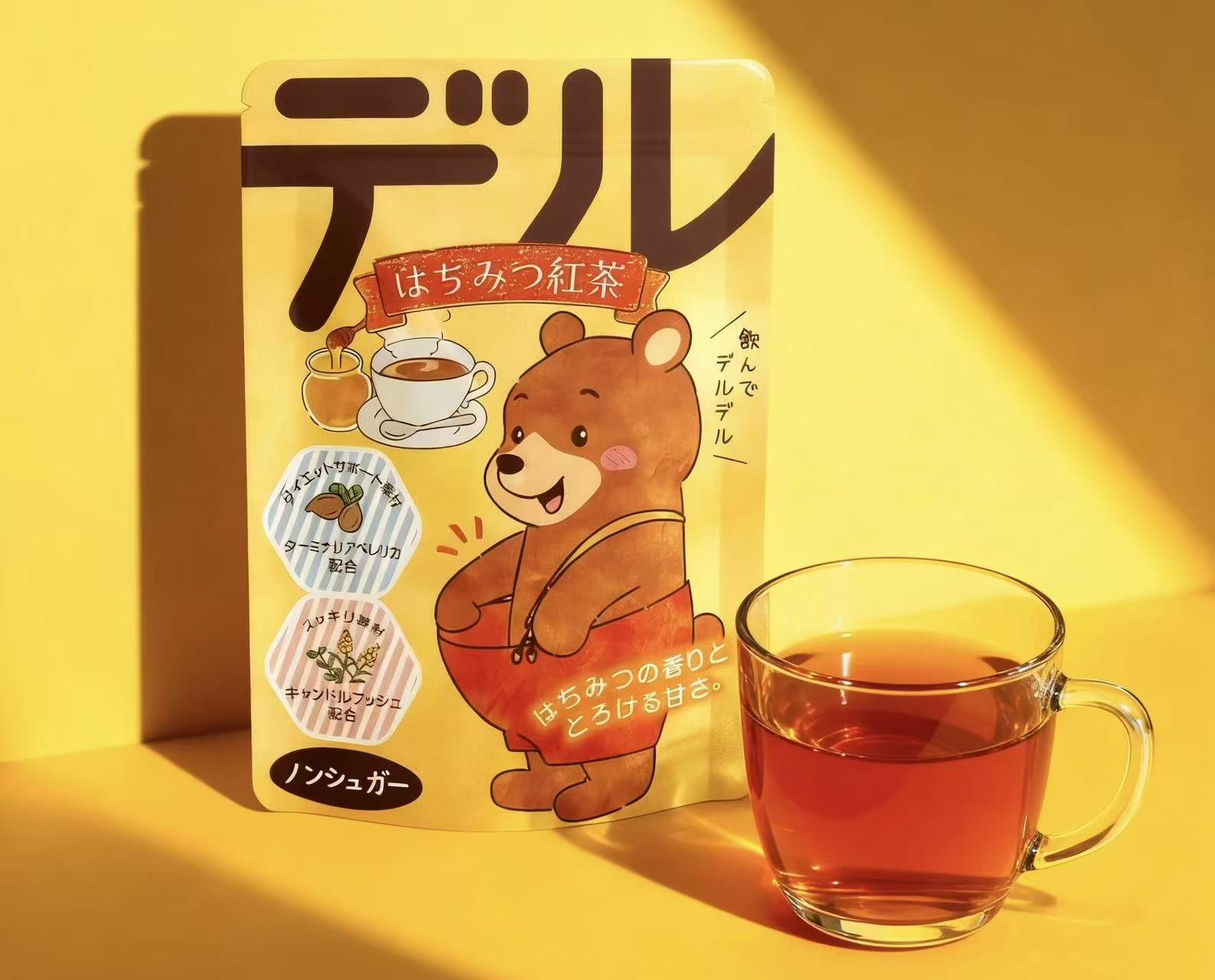 デルはちみつ紅茶